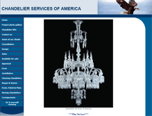 Tablet Screenshot of chandelierservicesusa.com